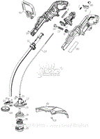 Black & Decker GH3000 Type 1 Parts Diagram for Hedge Trimmer