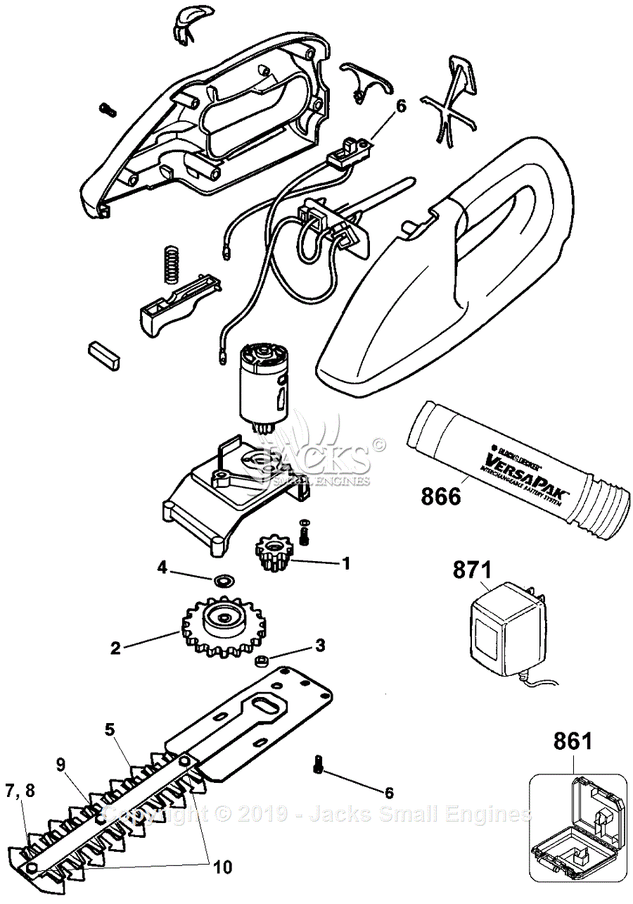 Black & Decker VP410 Parts Diagrams
