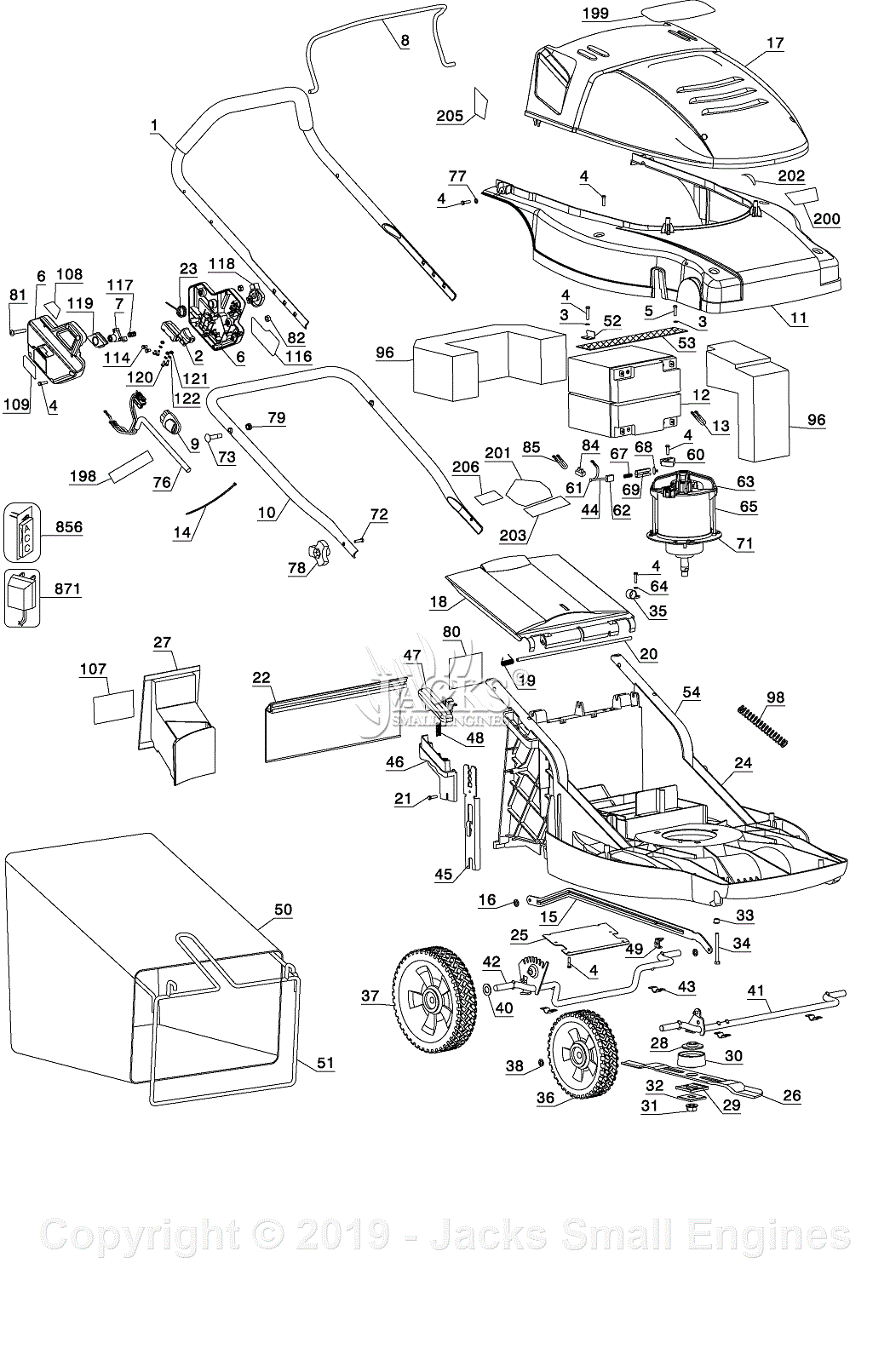 Black Decker 37052 Type 2 Parts Diagrams