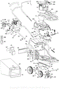 Black & Decker CM2040 Parts Diagram for Mower