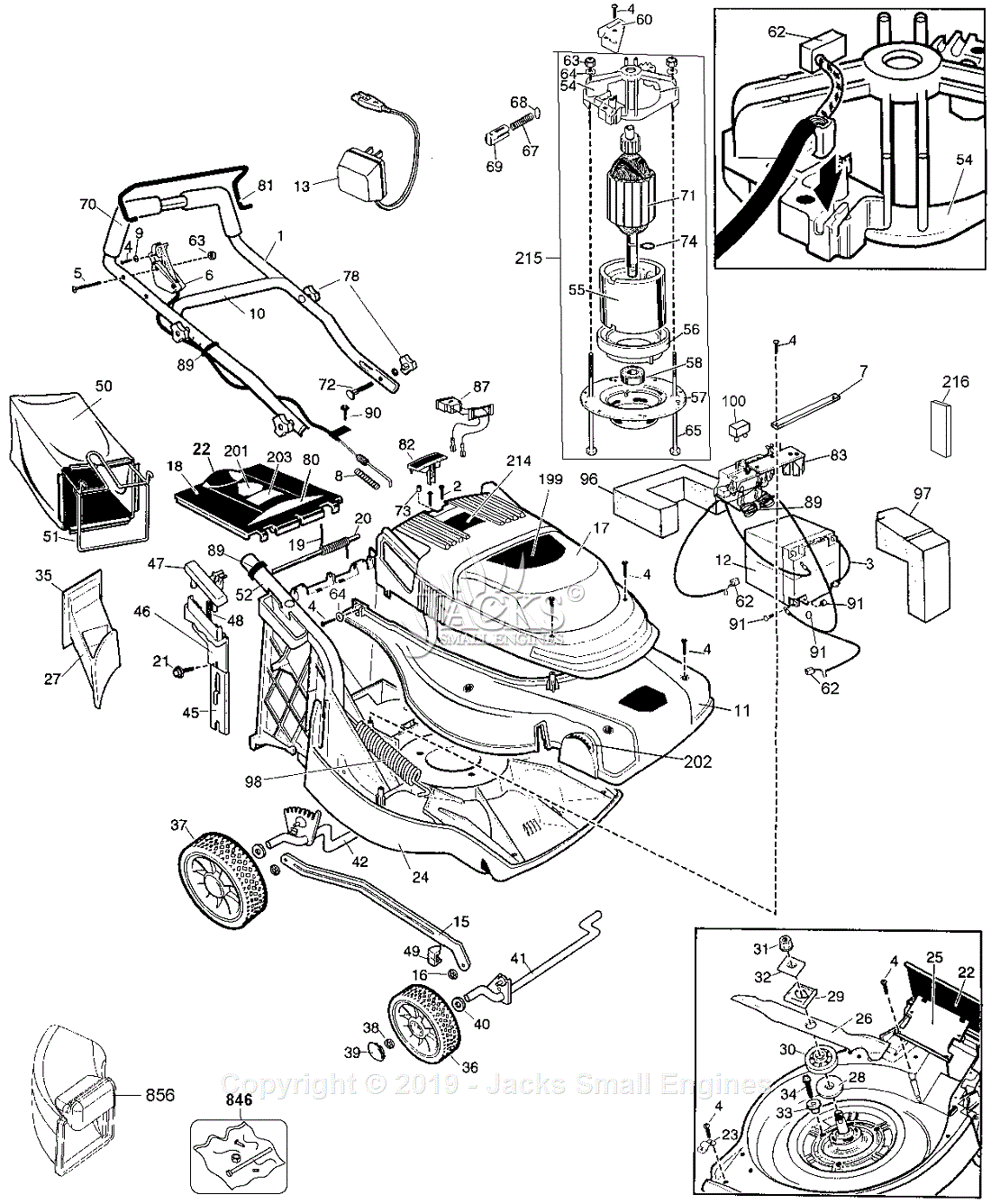 Black & Decker MS1000 Parts Diagram for Sander