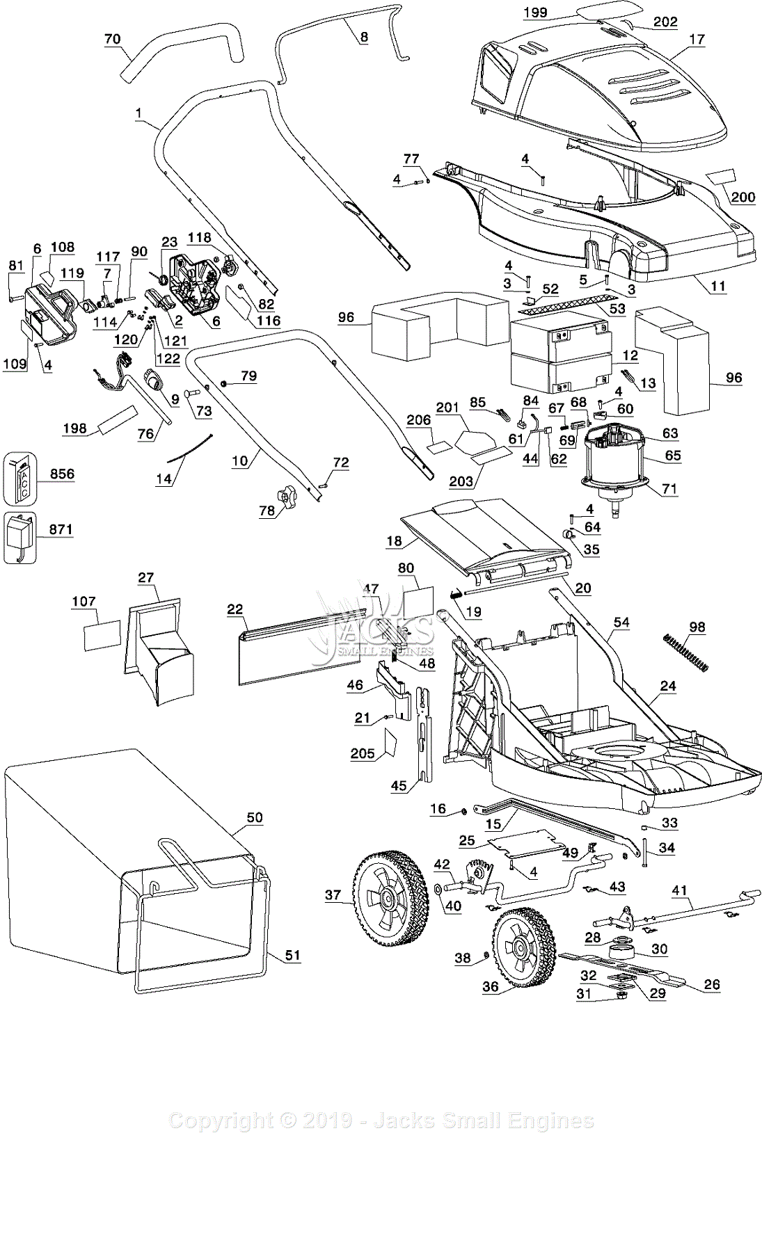 Black Decker CMM1200 Type 3 Parts Diagrams