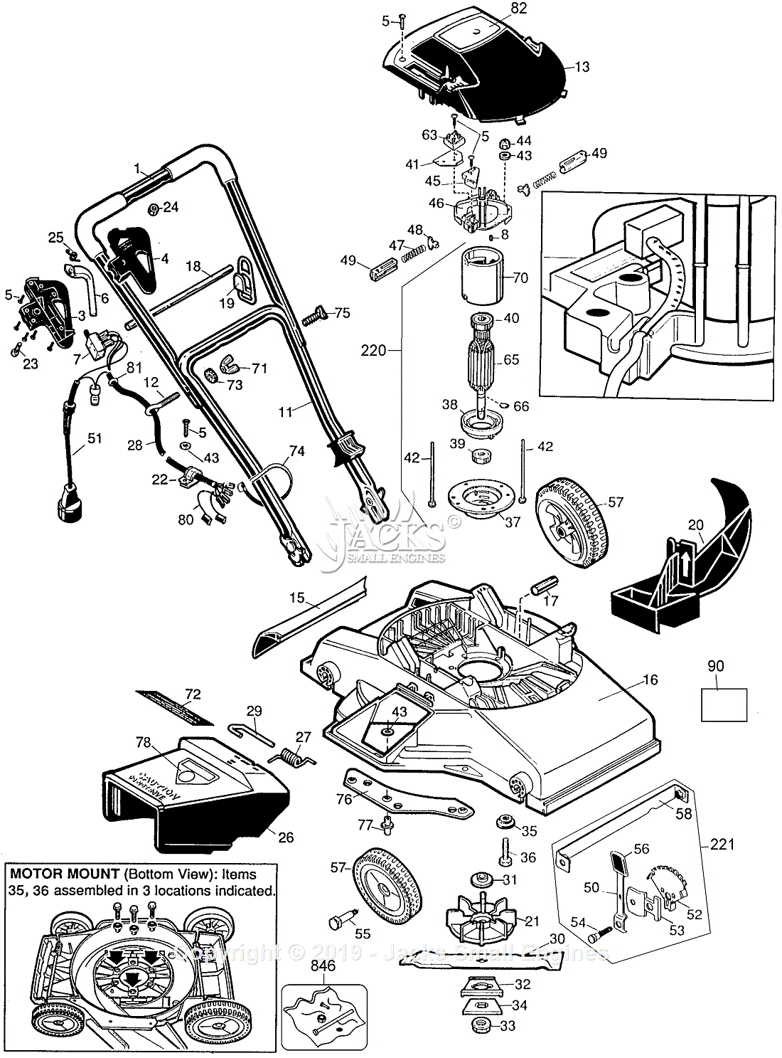 Black & Decker MM525 Type 2 Parts Diagrams