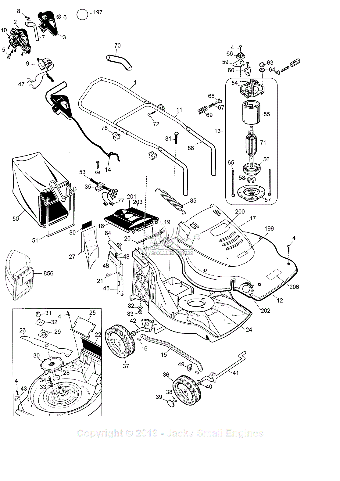 Black Decker MM875 Type 1 Parts Diagrams