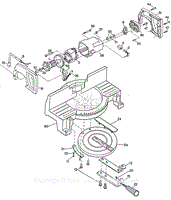 Black Decker 7715 Type 3 Parts Diagram for Miter Saw