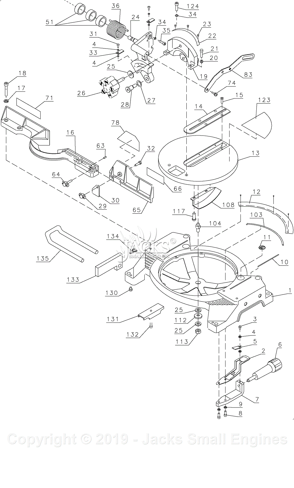 Black Decker BT1500 Parts Diagrams