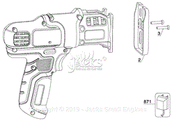 Black Decker LPS7000 Parts Diagram for Saw