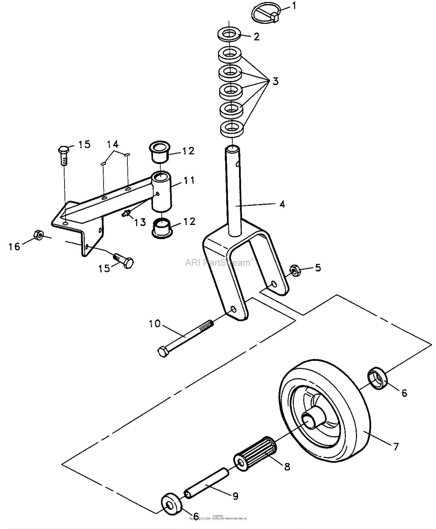 Bunton, Bobcat, Ryan 930305 All - MIDSIZE CUTTERDECKS EEC Parts Diagram ...