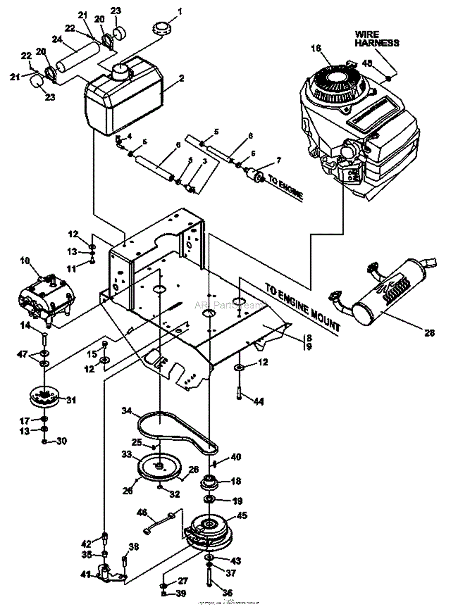 Bunton, Bobcat, Ryan 933006 15HP KAWASAKI KAI 36 CLASSIC PRO Parts 