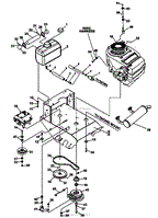 Bunton, Bobcat, Ryan 933007 16HP KAWASAKI 36 CLASSIC PRO Parts Diagram ...