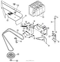 Bunton Bobcat Ryan 970474 Boss Vac Pro 12 Bushel Bag Collection System Parts Diagram For 970502 52 12 Bu Collection System