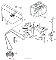 Bunton Bobcat Ryan 970474 Boss Vac Pro 12 Bushel Bag Collection System Parts Diagram For Bagger Assembly