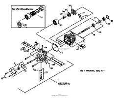 Bunton, Bobcat, Ryan 934302 48 HYDRO MID-17HP ES KAW KAI Parts 