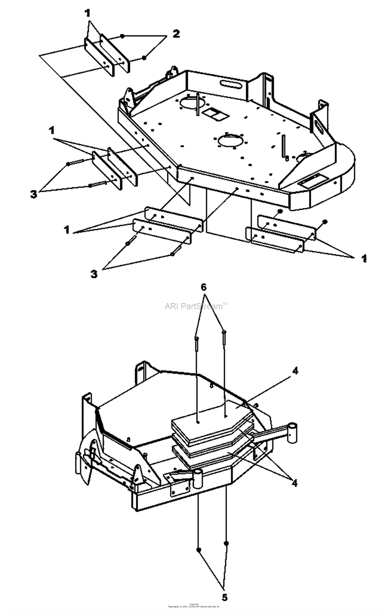 Bunton, Bobcat, Ryan 933331G 36 HYDRO MID-16HP KAW Z-CTRL Parts Diagram ...