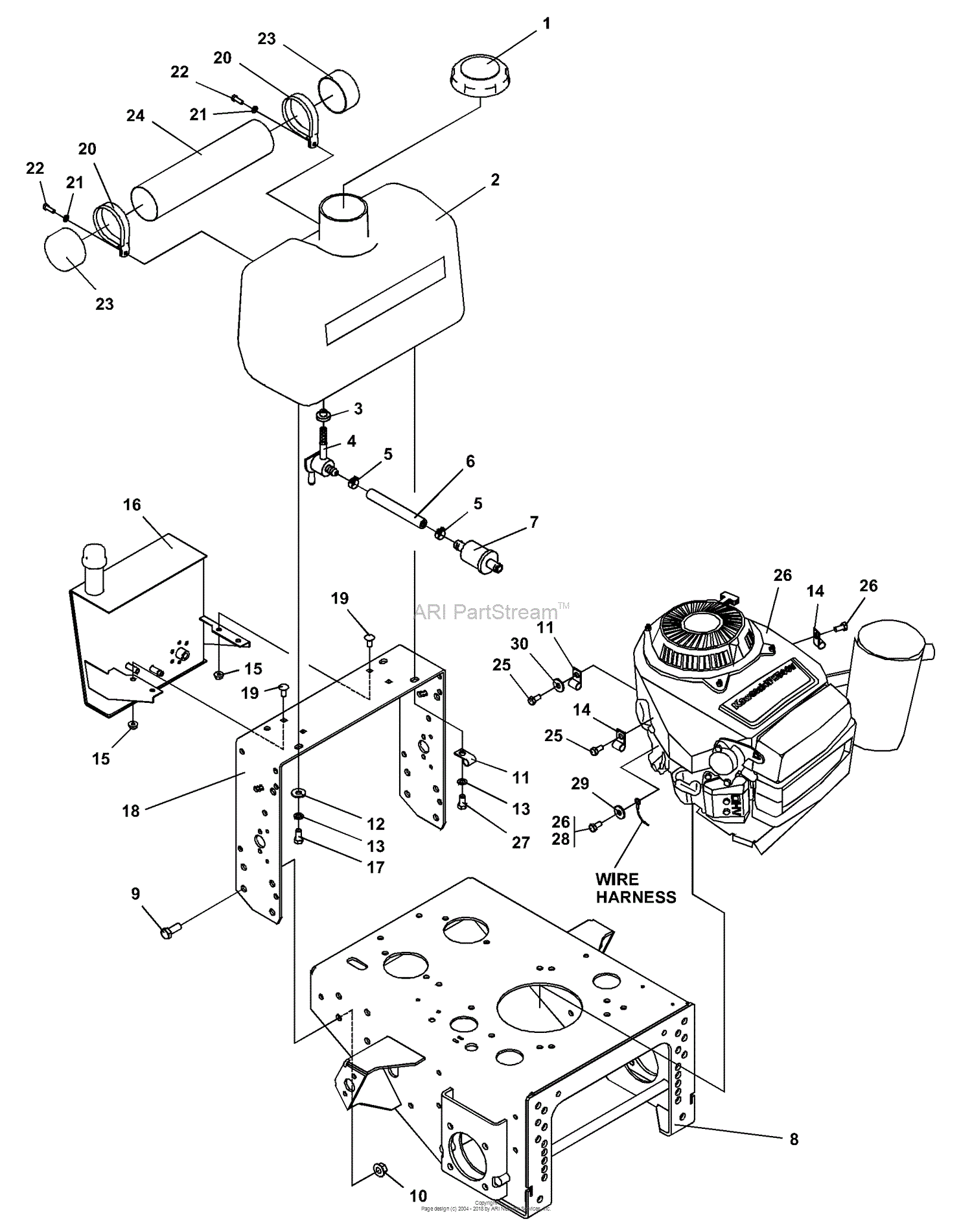 17 Hp Kawasaki Wiring Diagram