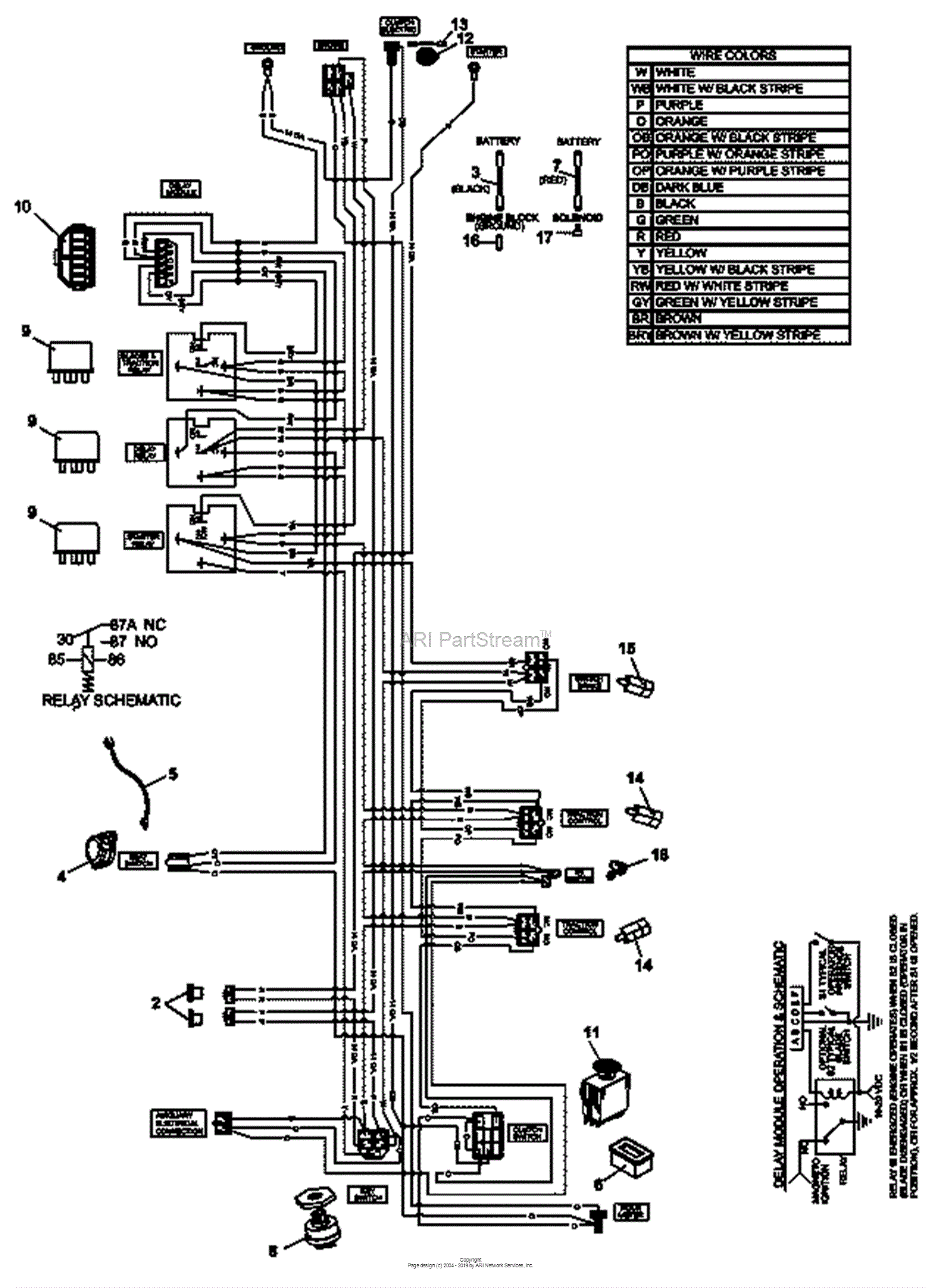 Bunton, Bobcat, Ryan 942237F PROCAT 27HP KLR W/61 SIDE DISCHARGE (8/2009-PRESENT)  Parts Diagram for KOHLER WIRE HARNESS Bobcat S150 Wiring-Diagram Jacks Small Engines
