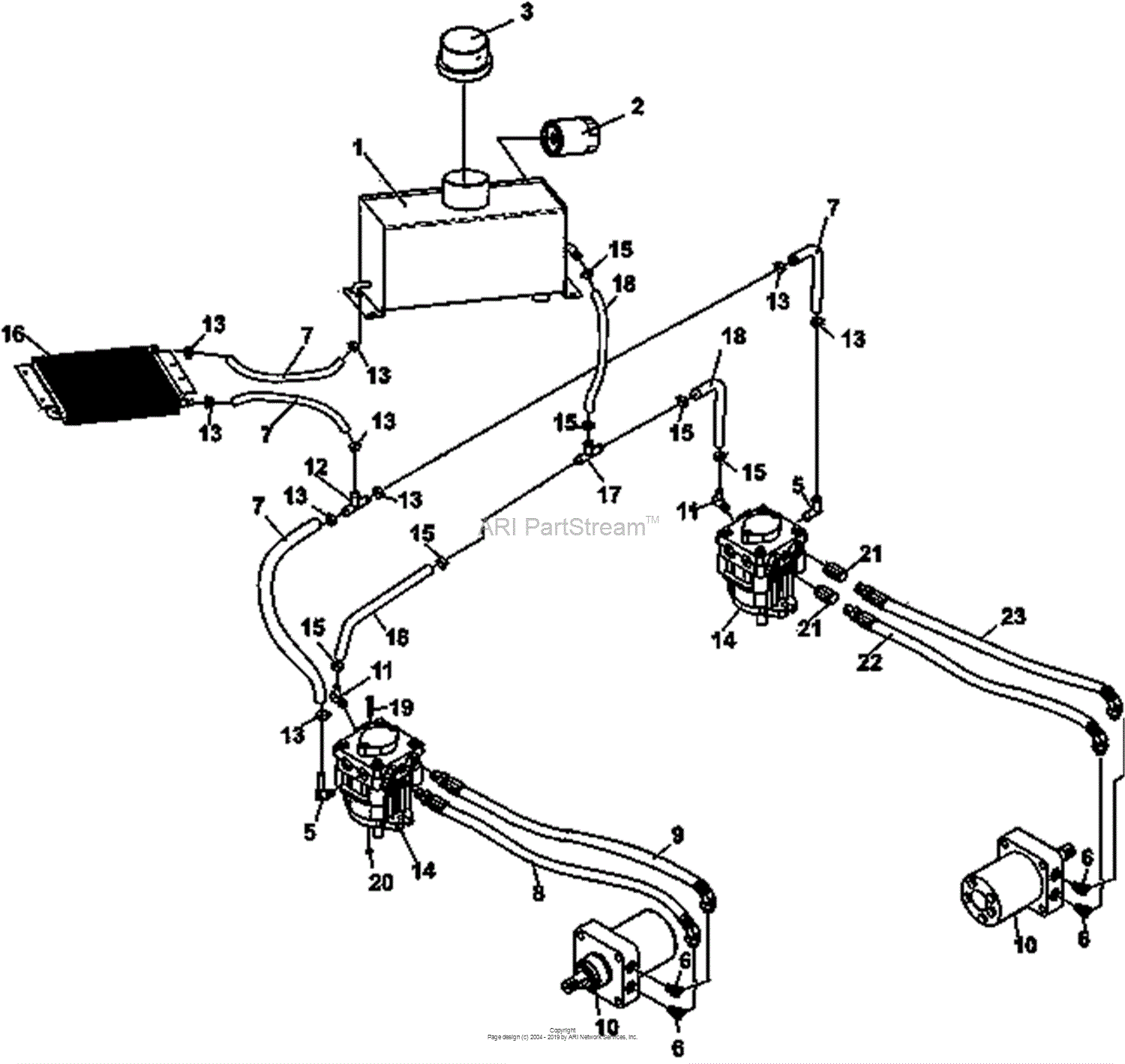 Bunton, Bobcat, Ryan 942534K -(S/N 0100 & above) PROCAT FX801V KAW W/61