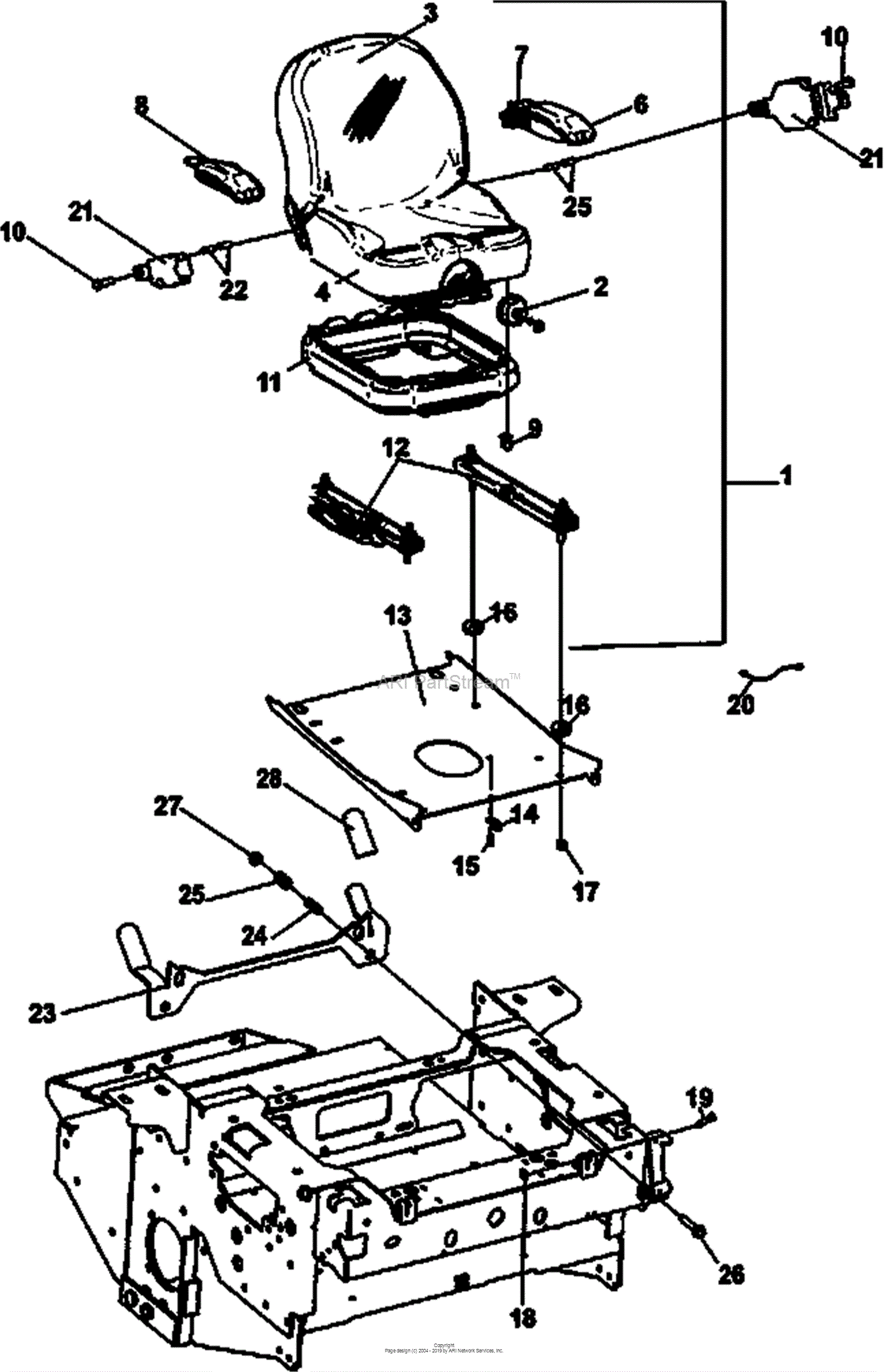 Bunton, Bobcat, Ryan 942536J PROCAT SE EFI KOHLER ECV730 W/52 SIDE