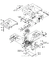 Bunton, Bobcat, Ryan 943100 All - 18HP KOHLER 2WD 3100 SERIES MOWER ...