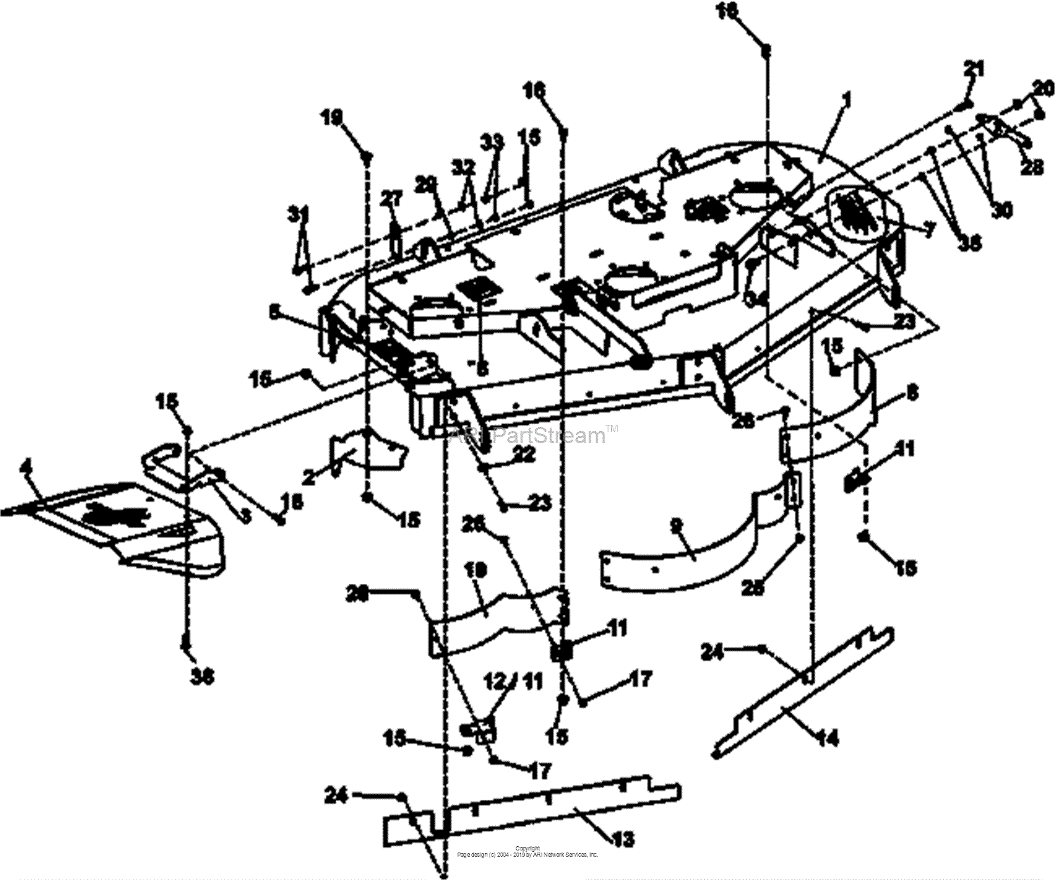 Bunton, Bobcat, Ryan 942629 XRZ PRO FX691V KAW W/52 SD Parts Diagram