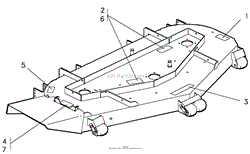 Bunton, Bobcat, Ryan 956102 All - CUTTERDECK ZT200 61" SIDE DISCHARGE