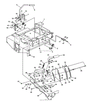 Bunton, Bobcat, Ryan 942223 - ZT 223 23HP Kaw. W/61 Side Discharge ...