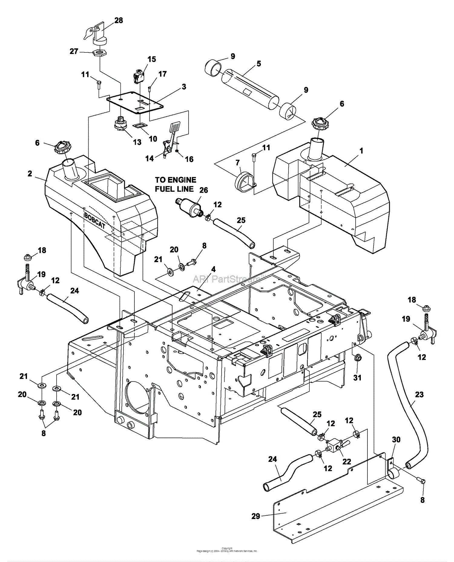 [DIAGRAM] 743 Bobcat Hydraulic Diagram