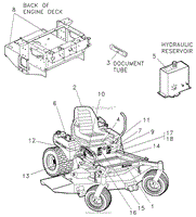 Bunton, Bobcat, Ryan 642213 - PWR Unit BZT2000 23 KAW Parts Diagrams