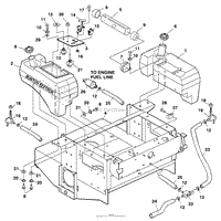 Bunton, Bobcat, Ryan 642213 - PWR Unit BZT2000 23 KAW Parts Diagrams