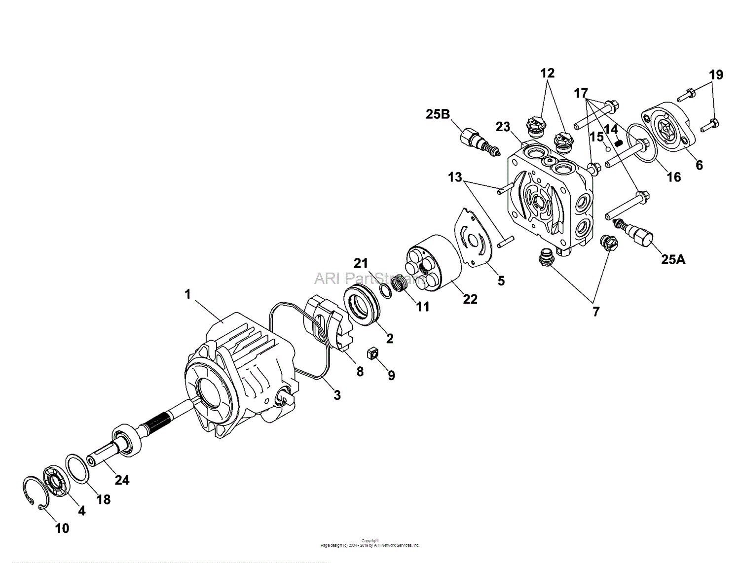 Bobcat Hydraulic Pump Diagram