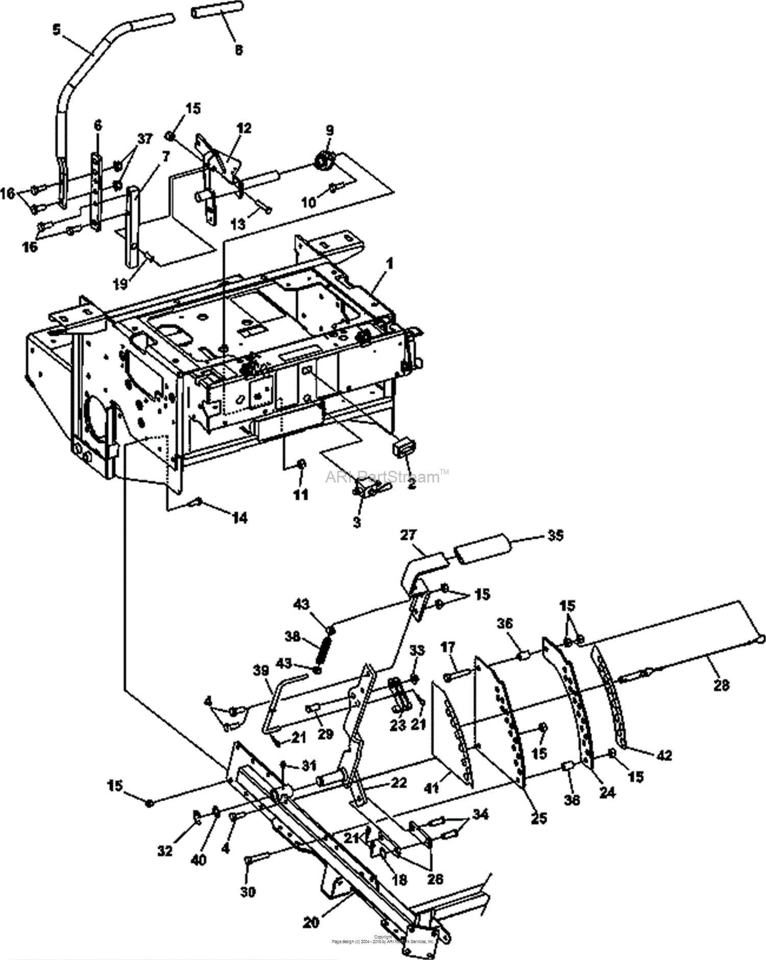 Bunton, Bobcat, Ryan 642244E BZT 2250 25HP KAW W/52 Side Discharge (S/N ...