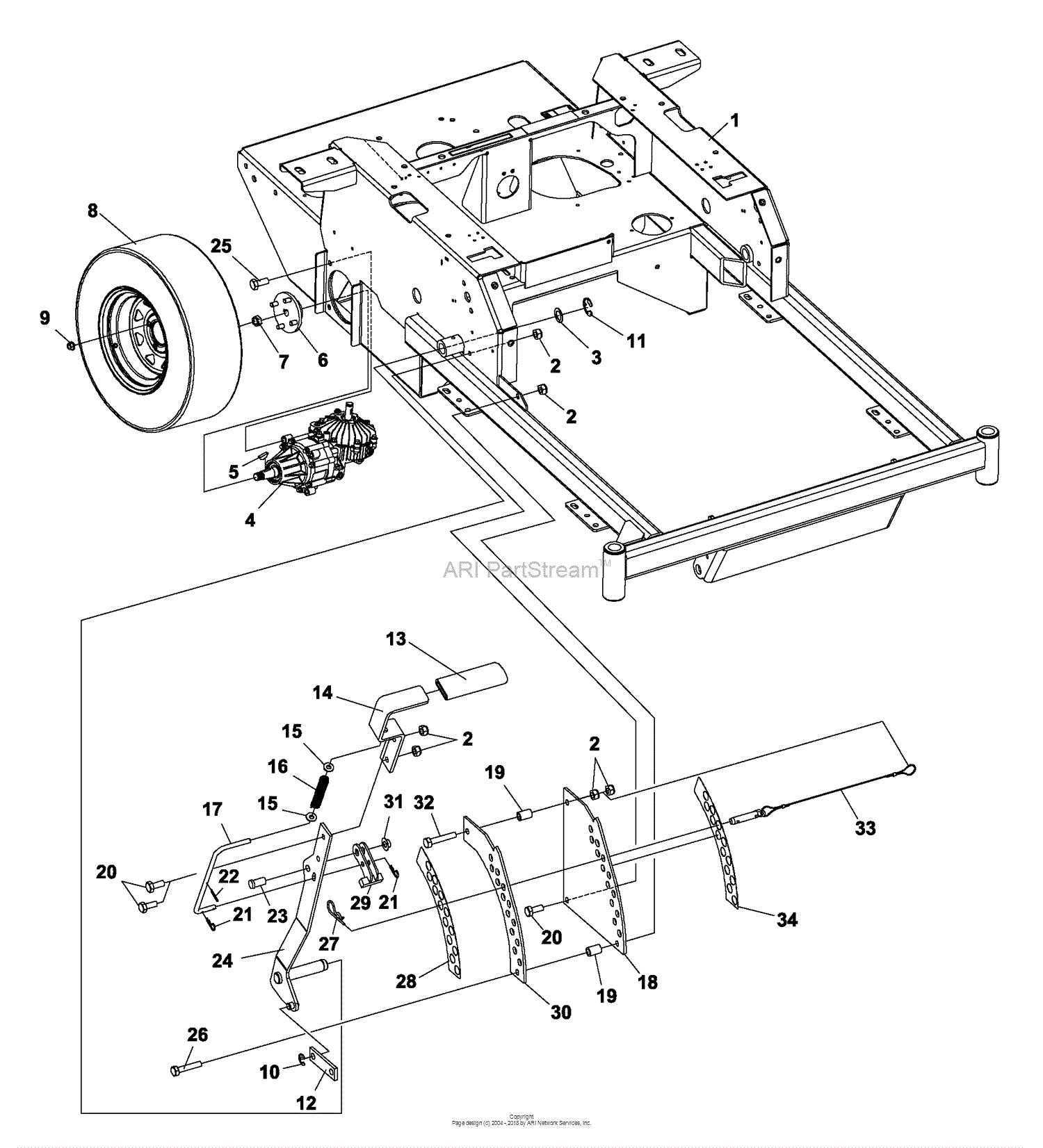 Bunton, Bobcat, Ryan 742282 Jacobsen Z-fastcat Es-25 Hp 52 Sd Parts 