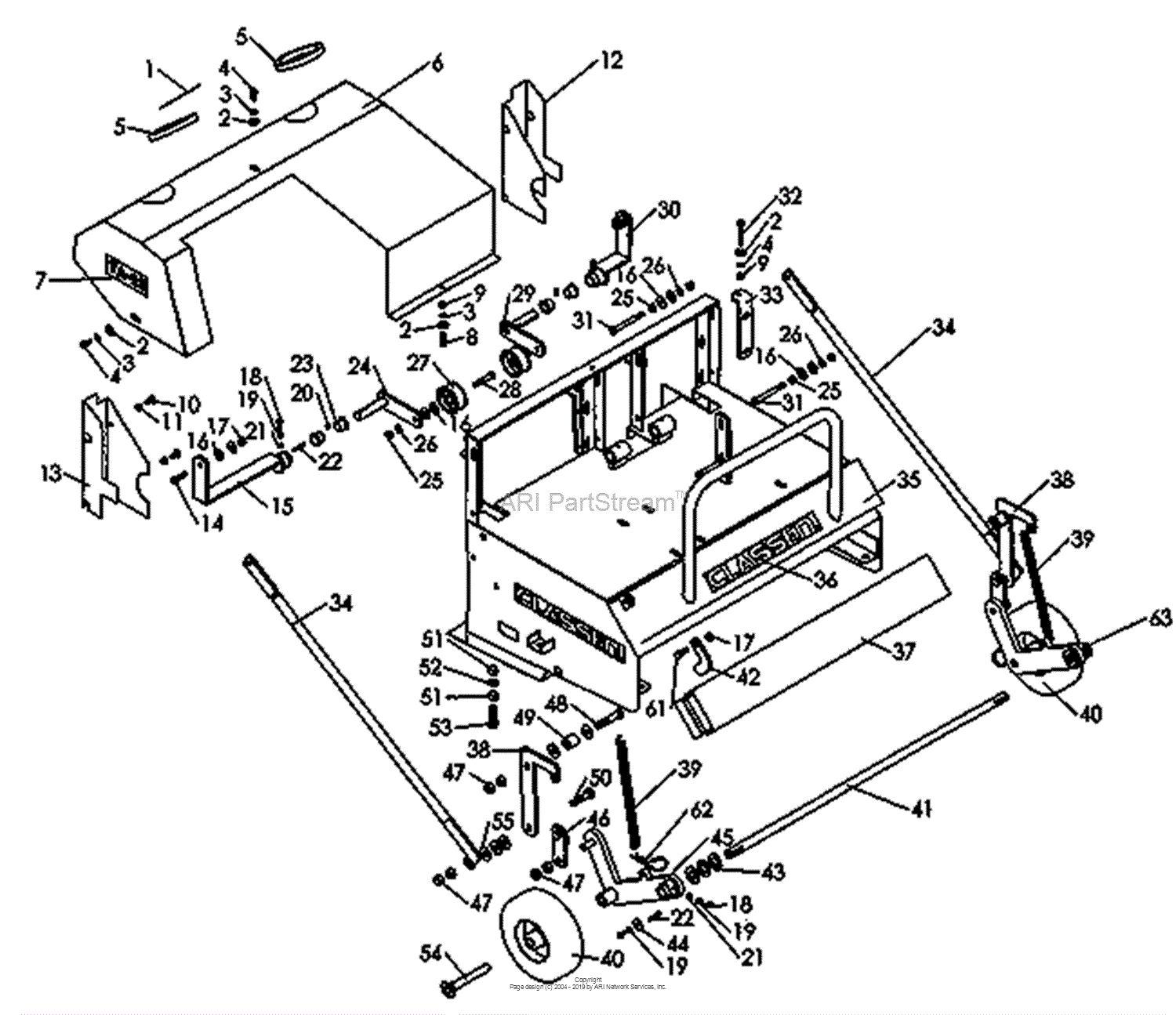 Bunton, Bobcat, Ryan TA-25D POWERSTEER AERATOR (S/N 4404 AND ABOVE ...