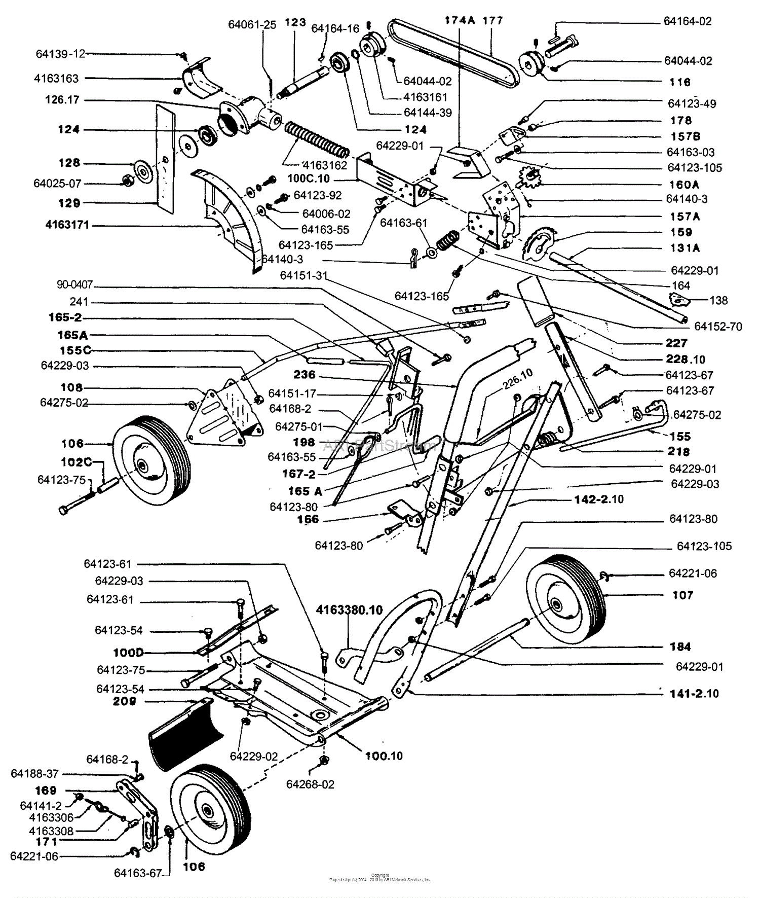 Bunton, Bobcat, Ryan 6002 Deluxe Model Edger Parts Diagram ... little wonder engine diagrams 