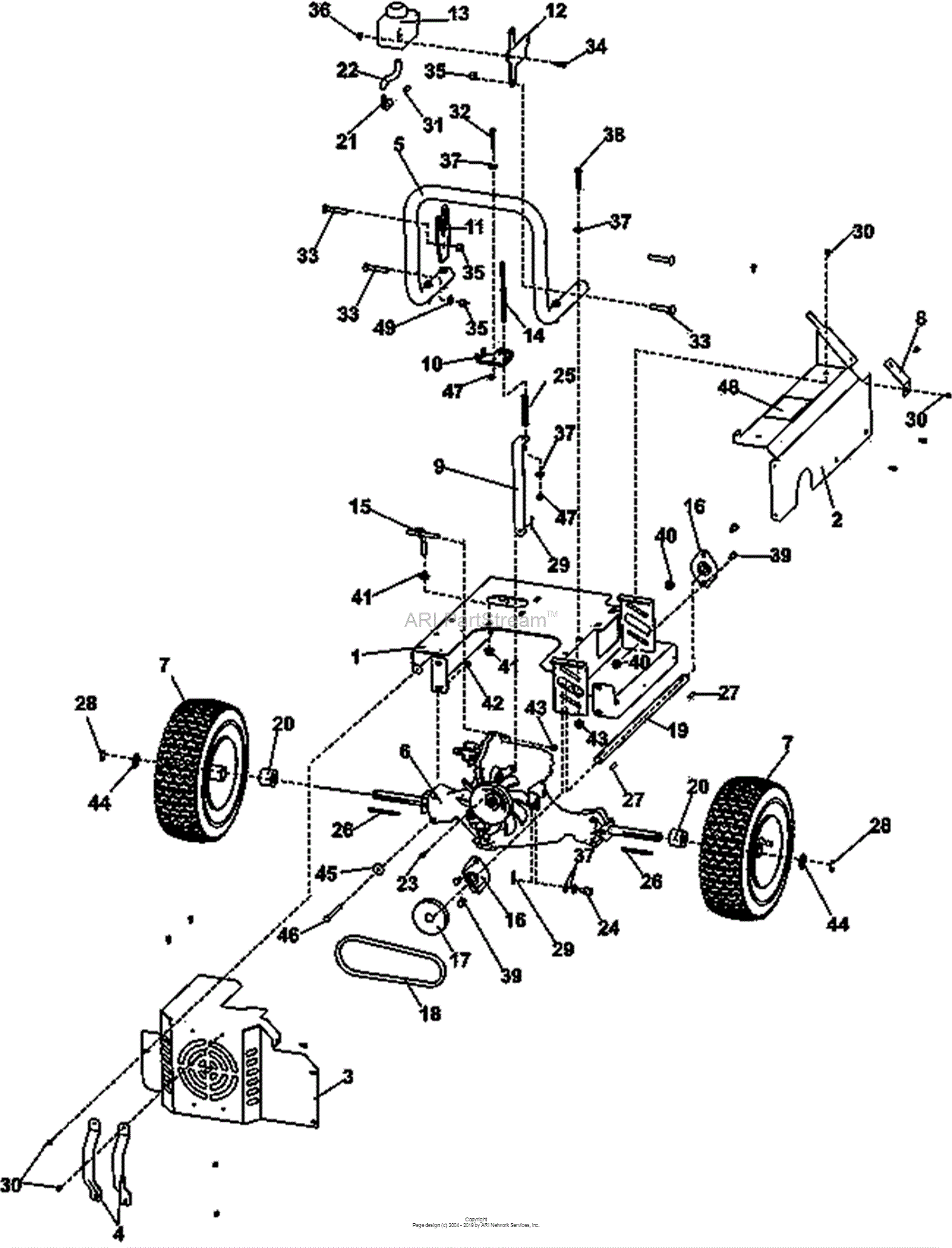 Bunton, Bobcat, Ryan 5612-12-59 Pro Vac SP Honda GX270 Parts Diagram ...