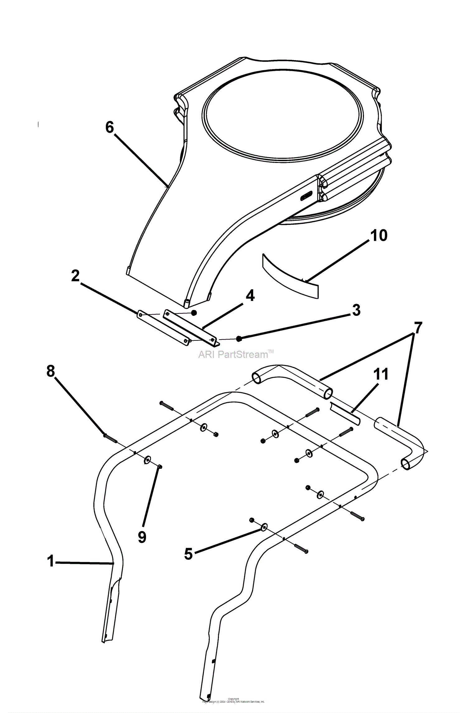 Bunton, Bobcat, Ryan 5611 HPV High Performance Vac Parts Diagram for ...