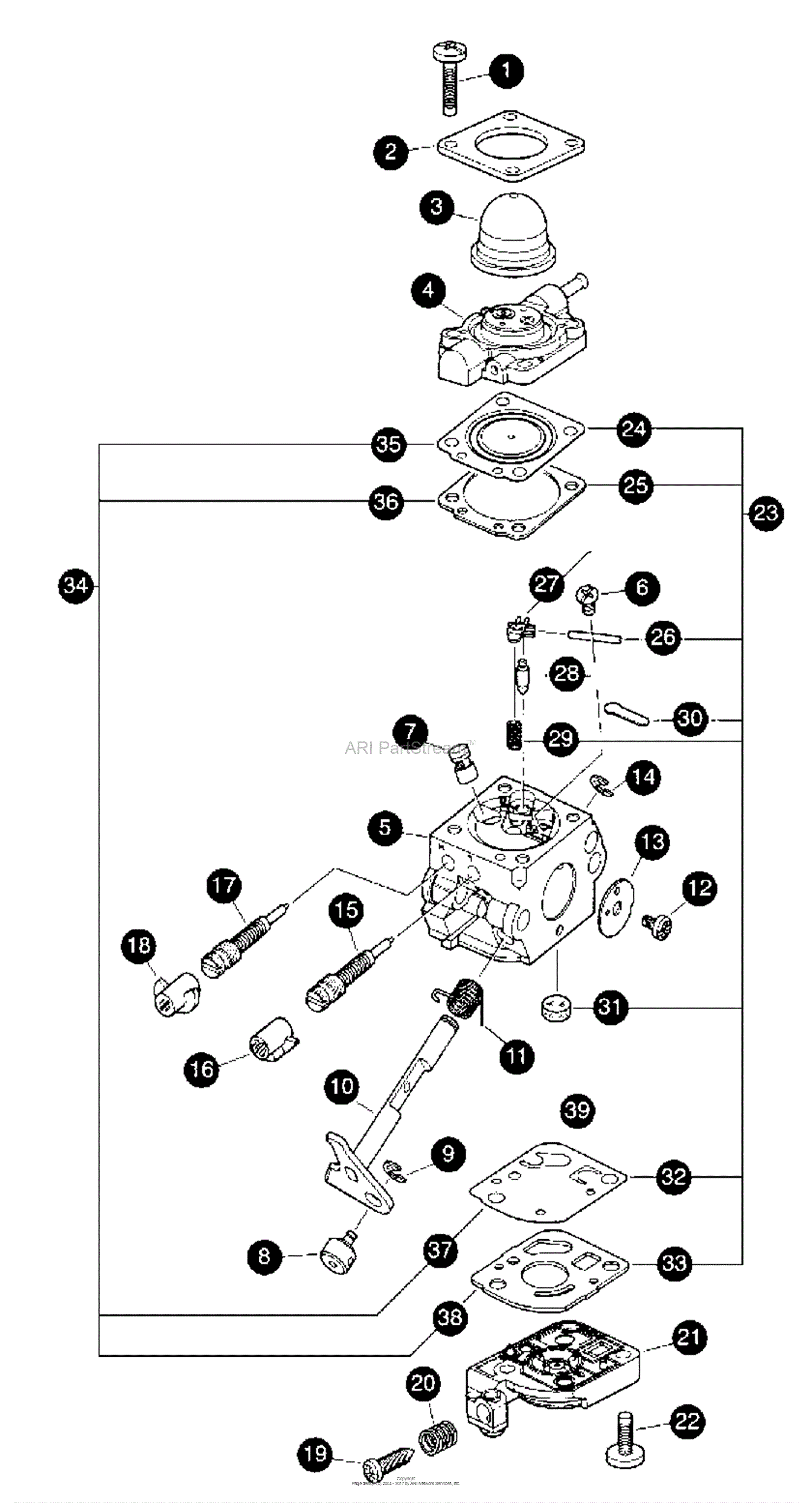 Bunton, Bobcat, Ryan 7225 2-Cycle Gas Tiller (March 2005 ... return spring diagram 