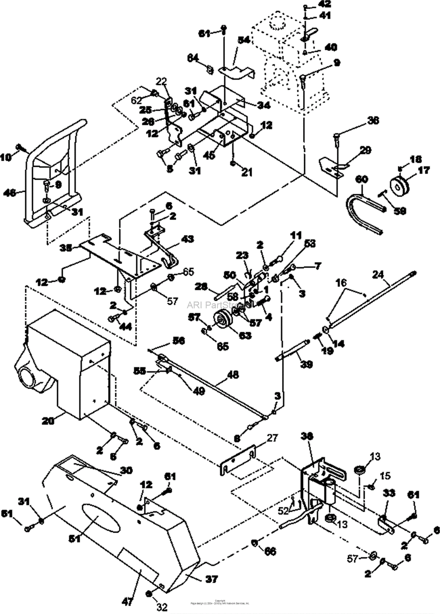 Ryan Jr Sod Cutter Parts Diagram