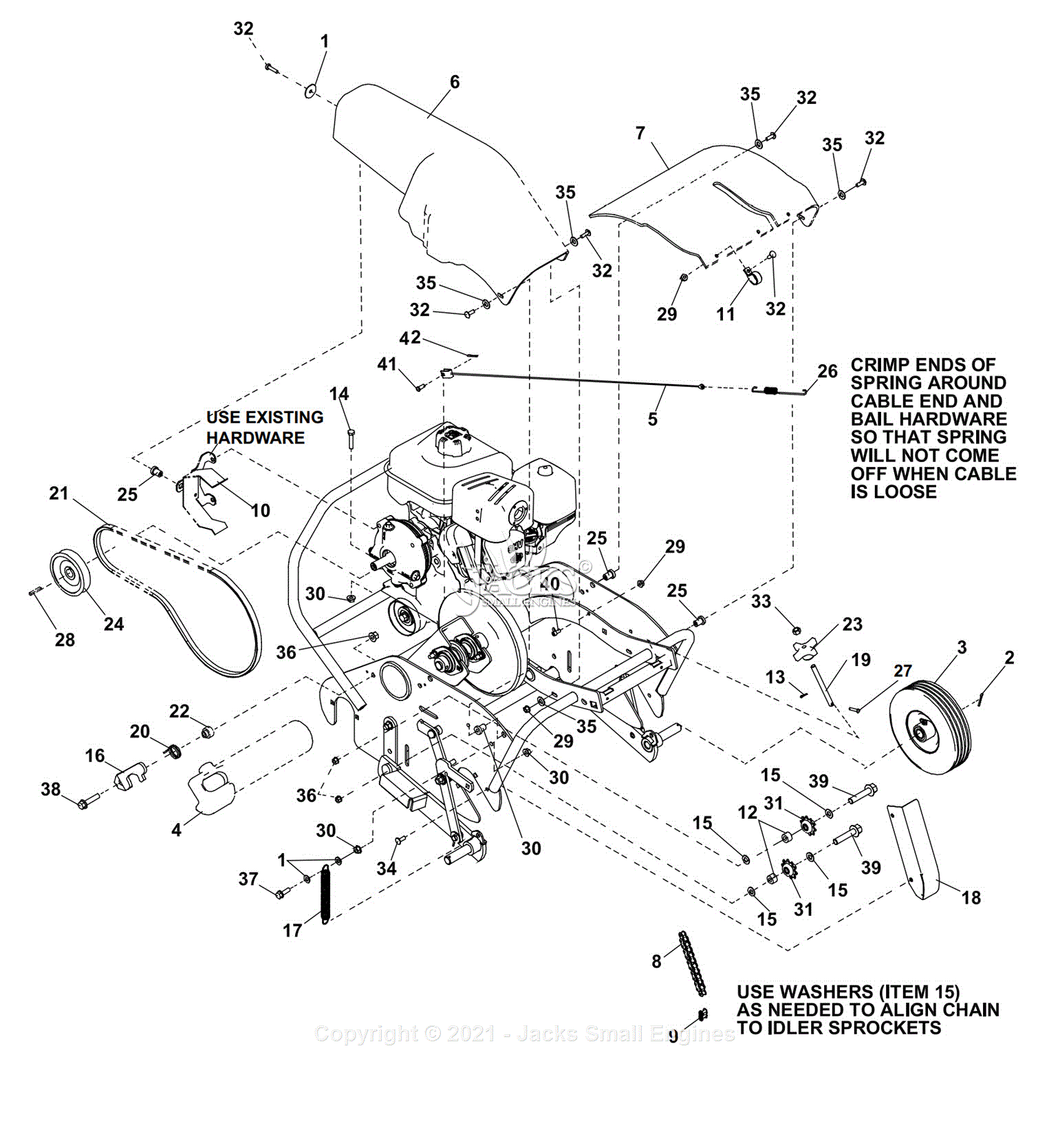 Bunton, Bobcat, Ryan 554913C Lawnaire IV EST Honda Parts Diagram 