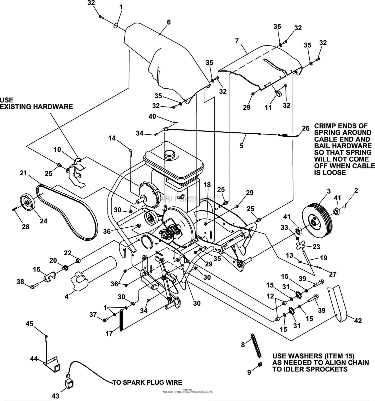 Bunton, Bobcat, Ryan 554918A Lawnaire IV EST Honda Home Depot (SN 1126 ...