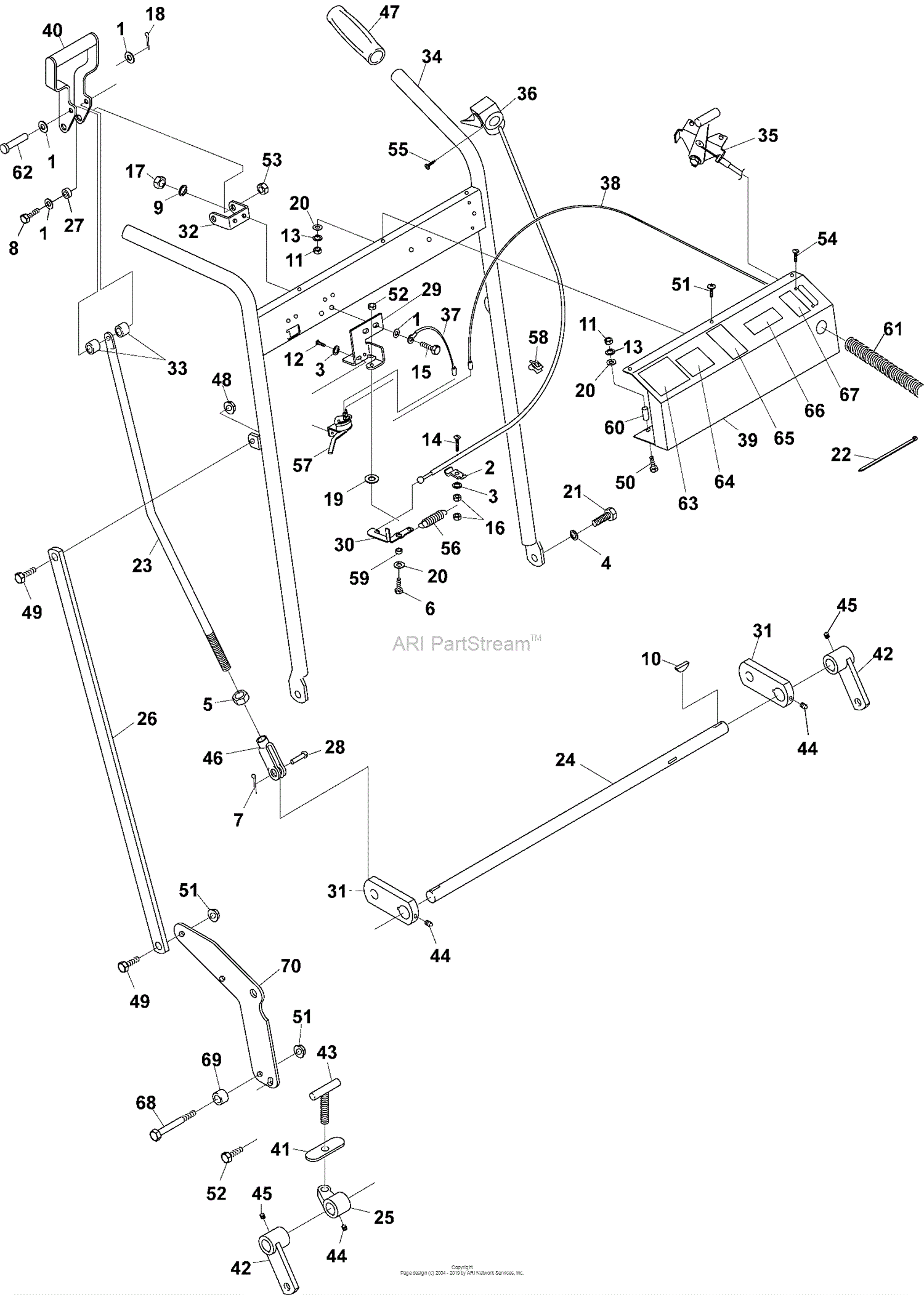 Bunton, Bobcat, Ryan 544873B Mataway Overseeder Parts Diagram for ...