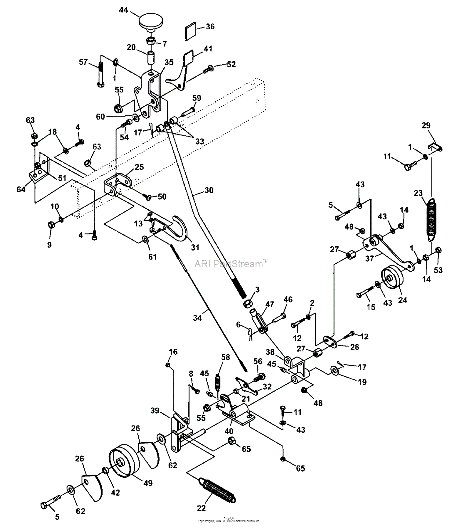 Bunton, Bobcat, Ryan 544873C MATAWAY OVERSEEDER Parts Diagram for ...