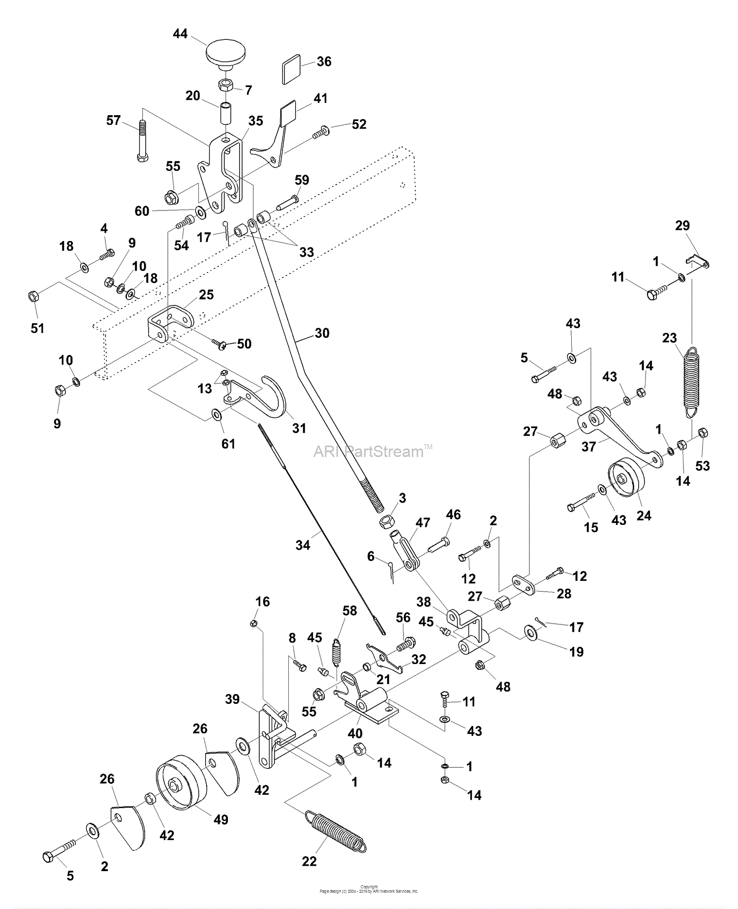 Bunton, Bobcat, Ryan 744873B Mataway Overseeder Parts Diagram for ...