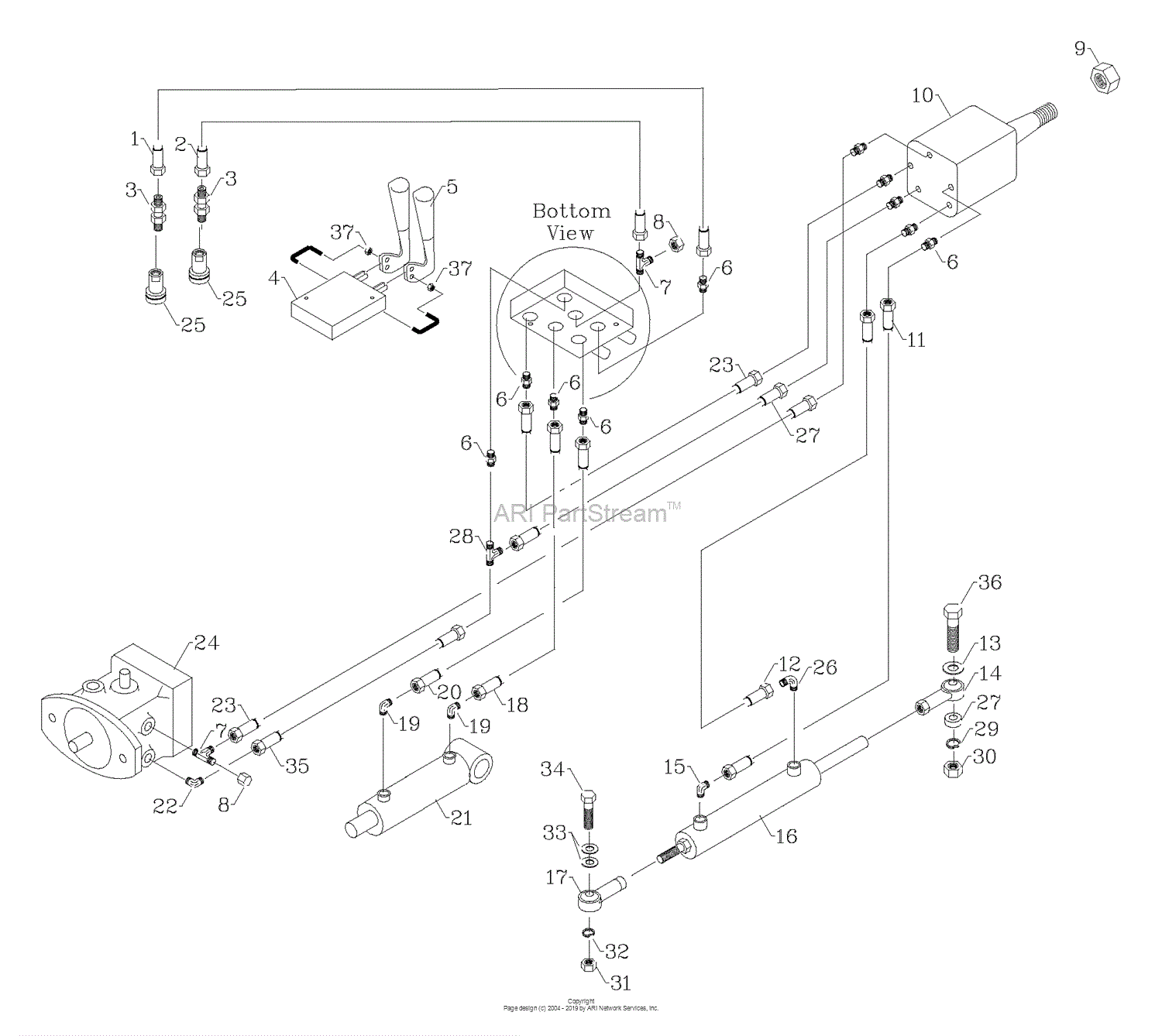 Bunton, Bobcat, Ryan 75-70010 430 Classic 20HP Onan Parts Diagram for ...