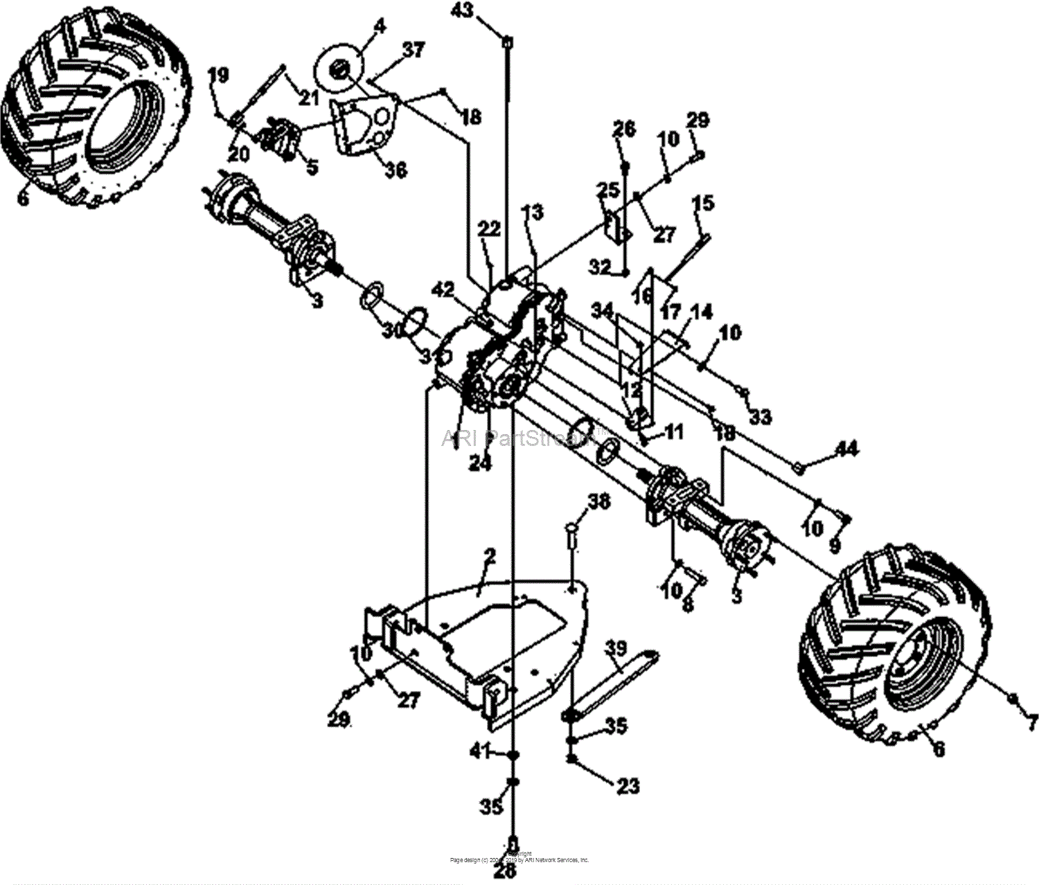 Kubota L4400 Parts Diagram