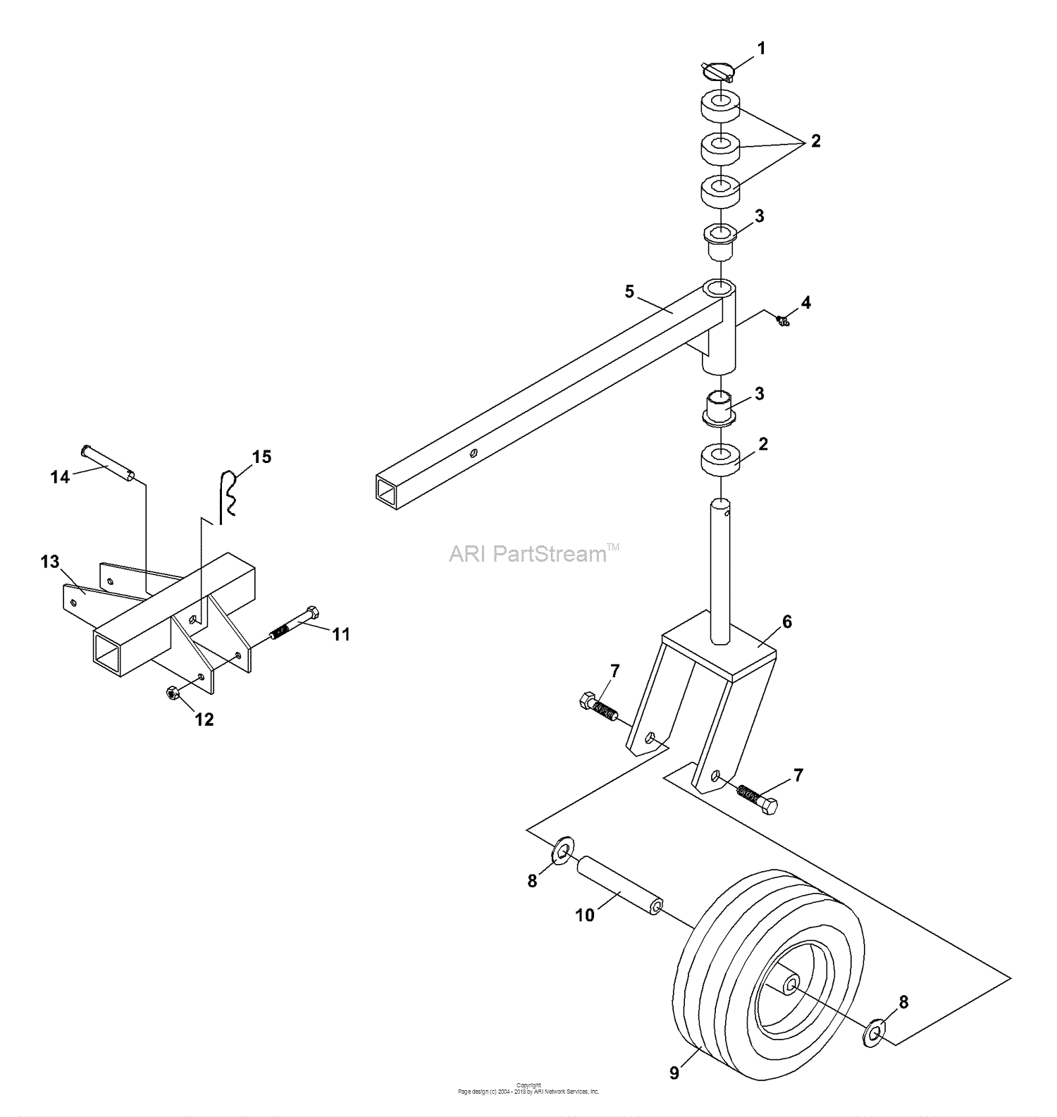 Bunton, Bobcat, Ryan 73-70680 Terra Rake RK260 (Steiner) Parts Diagram ...