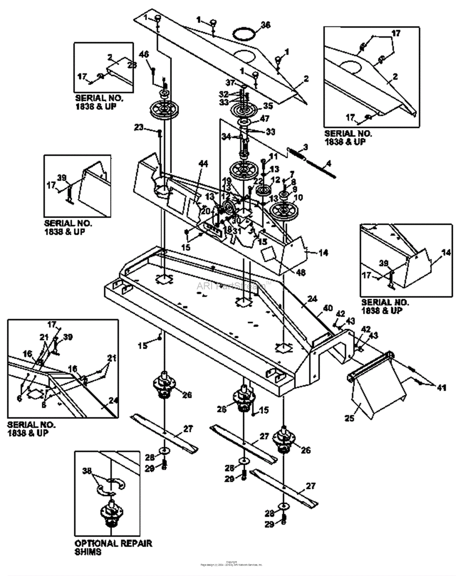 Bobcat Mower Parts Diagrams