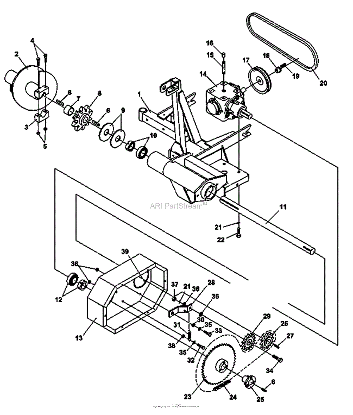 Bunton, Bobcat, Ryan 75-70920A Trencher TH300 5-1/2