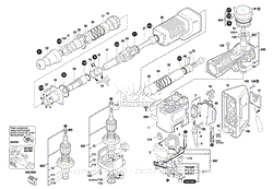 Bosch 11316EVS 0611316739 Demolition Hammer Parts Diagrams