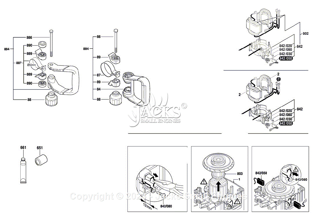 Bosch 11317EVS (0611317739) Demolition Hammer Parts Diagram for Parts